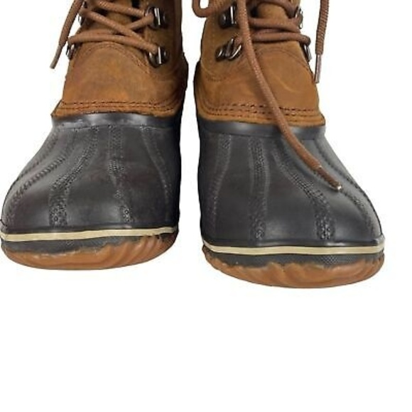 Sorel Winter Fancy Lace II Boot Water Proof Rubber Leather Women Size 6.5‎ - Picture 7 of 16